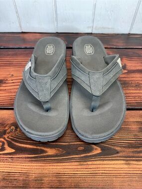 Hey Dude Sami Flip Flop Sandals – Slate Gray – Men’s 11